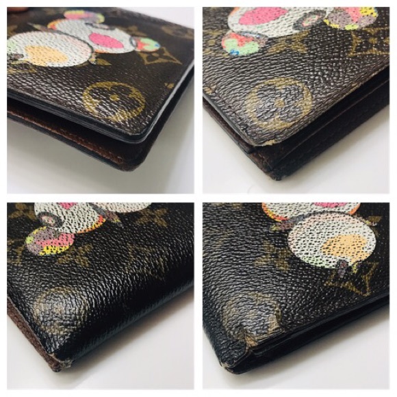 Vintage Louis Vuitton Monogram Takashi Murakami Panda Marco Wallet - Picture 5 of 12